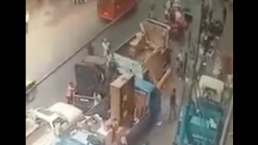 لقطة من فيديو حادث عريس الإسكندرية