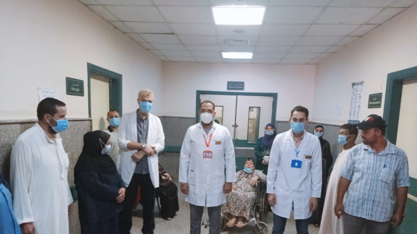 جانب من حالات التعافي داخل مستشفى الواسطى ببني سويف
