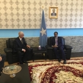 جانب من لقاء نائب وزير الخارجية والرئيس الصومالى