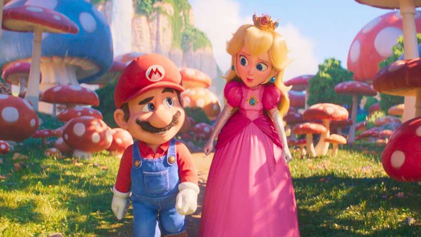 مشهد من فيلم «The Super Mario Bros. Movie»