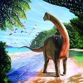 تصور للديناصور المصري "منصوراسورس"