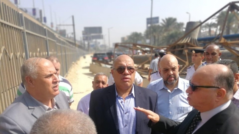 جولة محافظ القاهرة  لموقع أعطال المترو