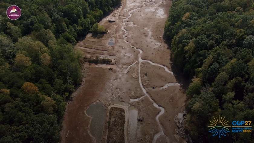 جانب من فيديوجراف مركز المعلومات حول جفاف الأنهار الأوروبية