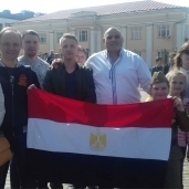 الجالية المصرية في موسكو تحتفل مع الروس بعيد النصر
