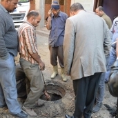 انتهاء مشكلة الصرف الصحي في أريمون