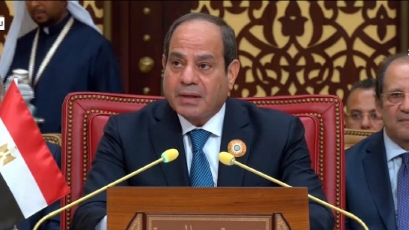 الرئيس عبدالفتاح السيسي في القمة العربية 