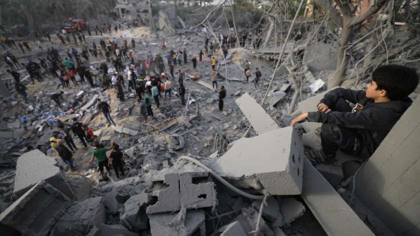 آثار قصف الاحتلال قطاع غزة