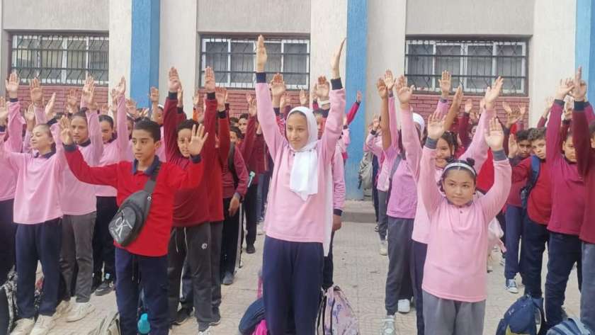مدارس الإسكندرية خلال اليوم الأول