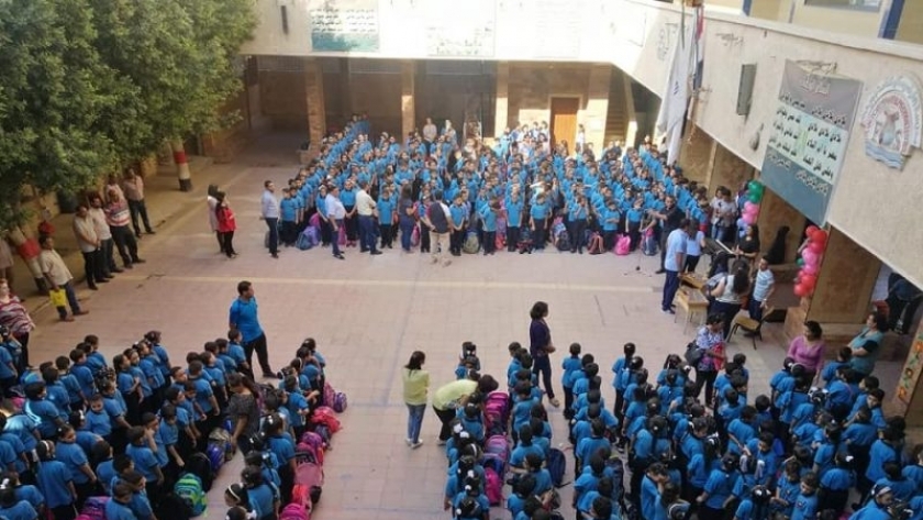 صورة أرشيفية من أحدى مدارس نجع حمادي
