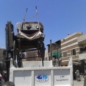 بالصور| حملة مكبرة لمنع دخول الحنطور وعربات الكارو مدينة نجع حمادي