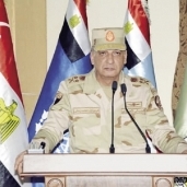 القائد العام أثناء كلمته خلال تفقده المعاهد التعليمية للقوات المسلحة