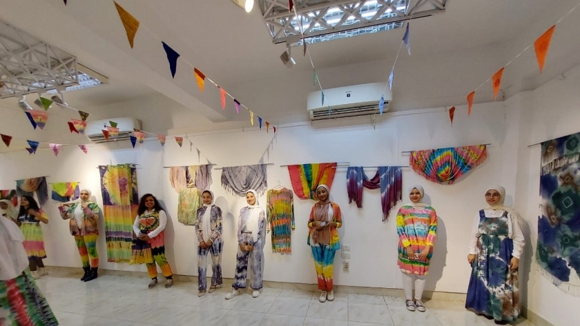 معرض فني في جامعة المنيا