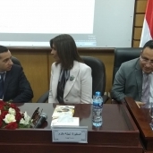 وزيرة الهجرة تصل طب الإسكندرية مع وزير المغتربين الارمنى