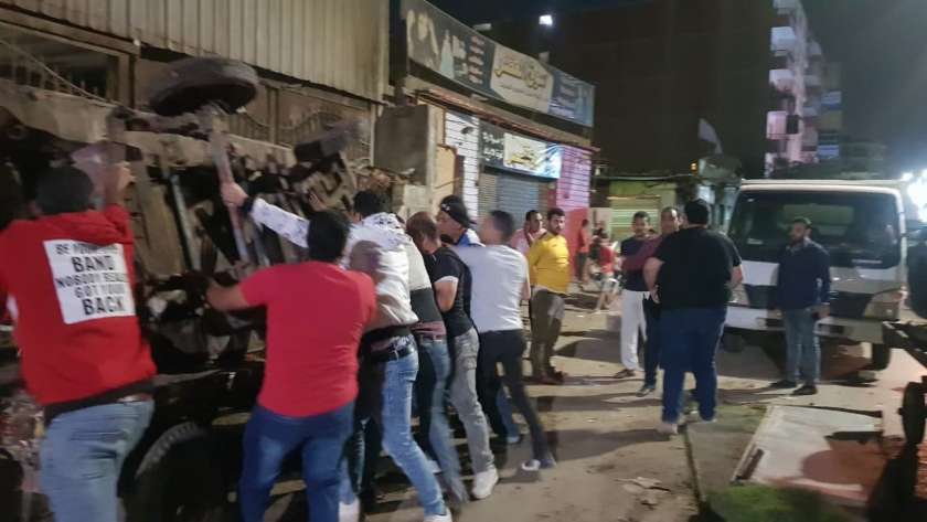 حملات محافظة الجيزة لازالة سوق البطران