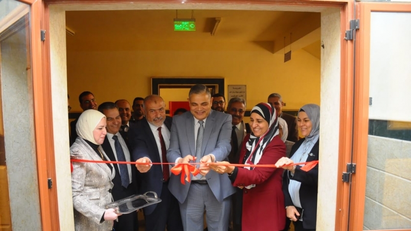 افتتاح مركز القياس والتقويم بجامعة كفر الشيخ
