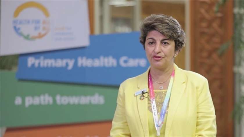 الدكتورة رنا الحجة، مديرة إدارة البرامج الصحية بمنظمة الصحة العالمية