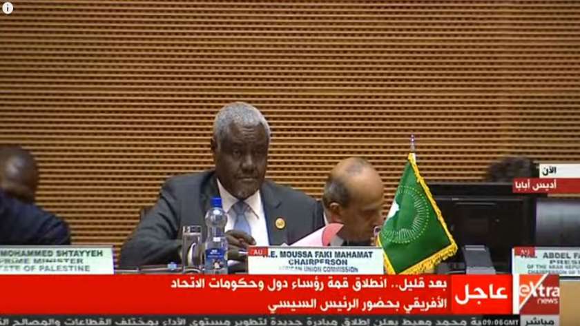 رئيس مفوضية الاتحاد الإفريقي موسى فكي محمد
