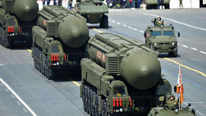 عرض عسكري للصواريخ النووية الروسية (أرشيفية)