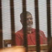 «مرسى» فى إحدى جلسات محاكمته