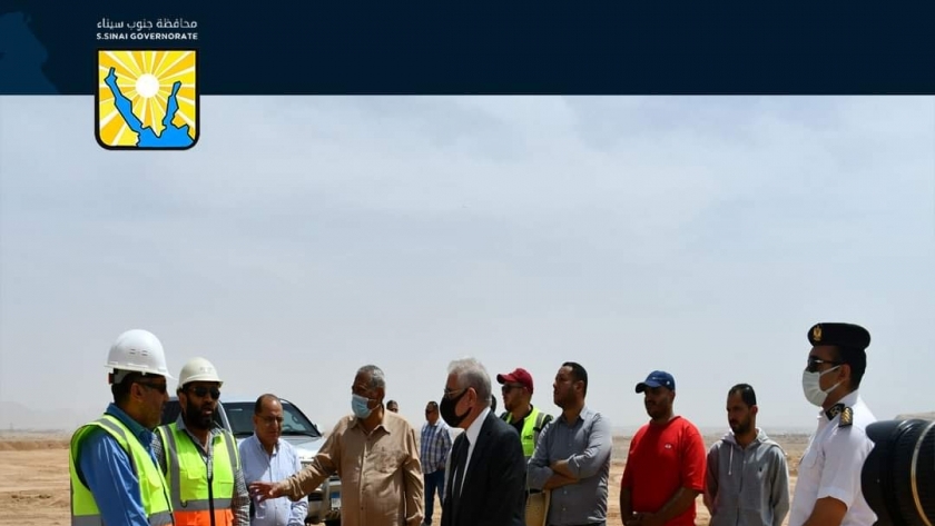 جولة المحافظ الأسبوعية لمتابعة المشروعات في شرم الشيخ