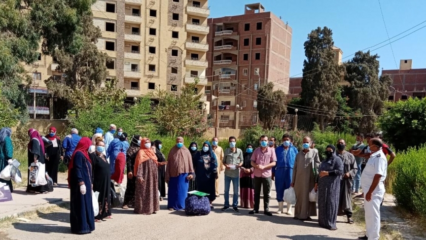 جانب من المتعافين بمستشفى الصدر ببني سويف