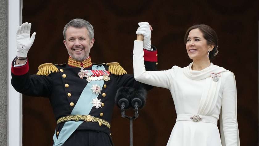 ملك الدنمارك الجديد، فريدريك العاشر وزوجته ماري إليزابيث
