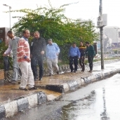 أمطار بمدينة المنصورة