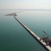 الجسر الذي يربط شبه جزيرة القرم بروسيا