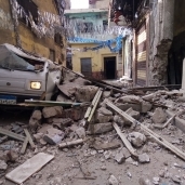 سقوط أجزاء من عقار قديم بـ"اللبان" في الإسكندرية بدون إصابات