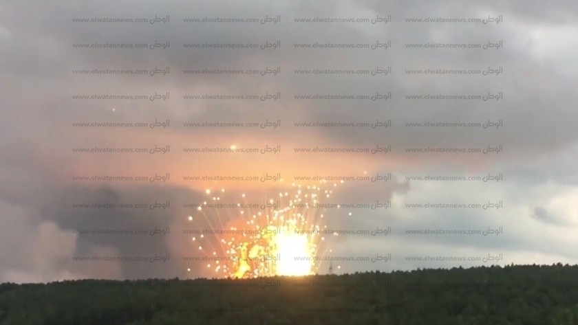 انفجار في قاعدة تجارب إطلاق صواريخ بروسيا