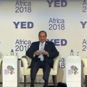 الرئيس السيسي خلال منتدى أفريقيا 2018