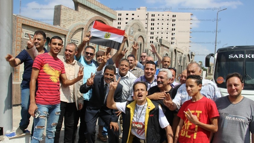 مسيرات مؤيدة للرئيس والجيش المصري
