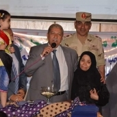 رحلات عمرة في احتفالية جبهة مصر بشبابها لتكريم أسر الشهداء بالإسماعيلية.