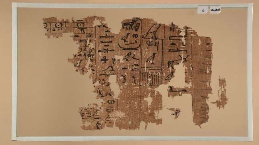 بردية الملك خوفو داخل المتحف المصري بالتحرير