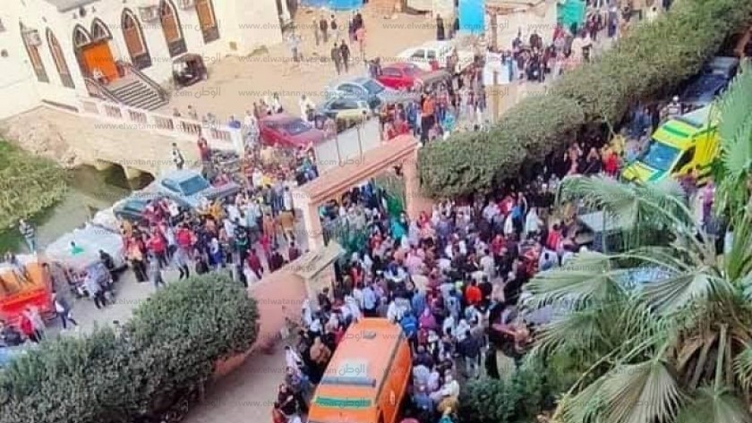حادث اختناق طالبات في شربين
