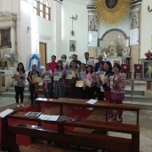 وفد الفلبين خلال زيارته للكنيسة