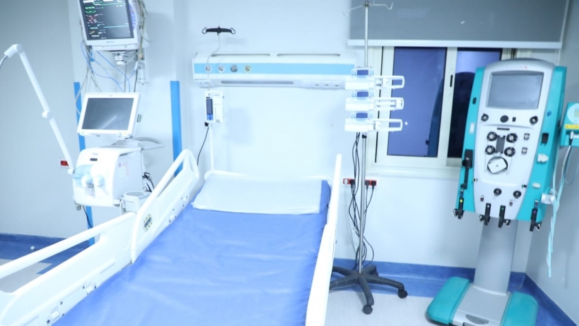 غرفة مستشفى مجهزة