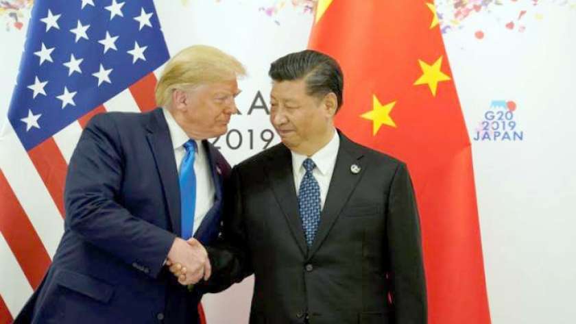 لقاء سابق بين الرئيس الأمريكي ونظيره الصيني