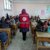 الهلال الأحمر المصري بدمياط ينتهي من تنفيذ برنامج صحة وسلامة طلبة المدارس