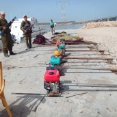 محافظ كفر الشيخ يتابع حملة إزالة التعديات على بحيرة البرلس