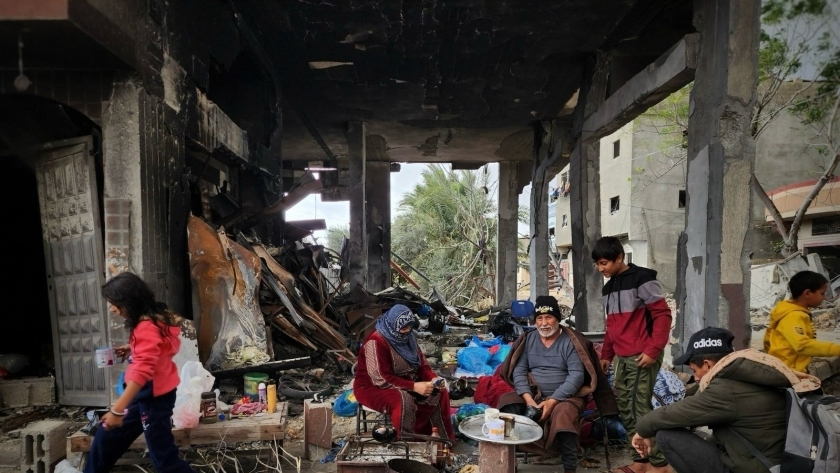 النازحين في قطاع غزة