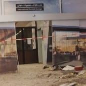 مطار أبها السعودى إثر قصف سابق