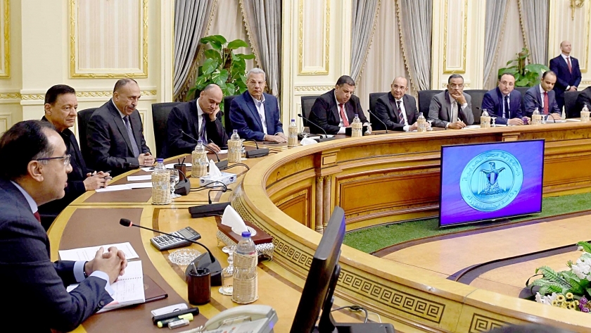 اجتماع الدكتور مصطفي مدبولي رئيس مجلس الوزرء مع رؤساء الصحف