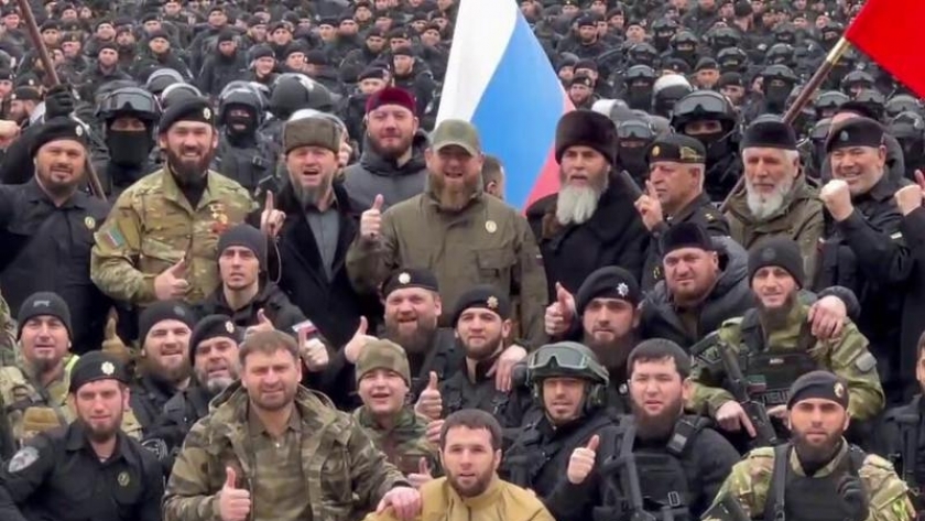 قديروف والجنود الشيشانية