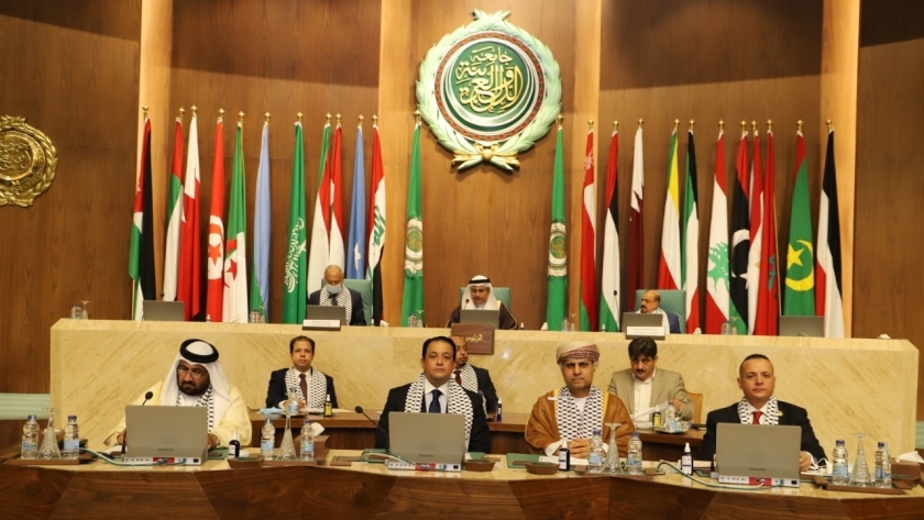 جلسة للبرلمان العربي أعلن فيها دعمه للفلسطينيين