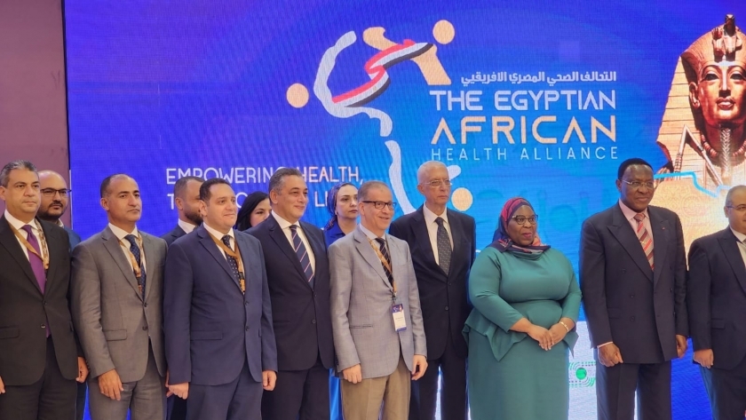 على هامش مؤتمر التحالف الصحي المصري الأفريقي