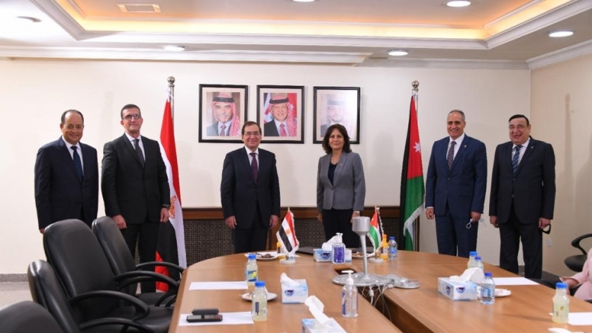 وزير البترول يبحث مع الطاقة الأردنية التعاون بمجالات «البترول والغاز»