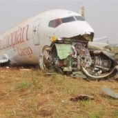 موقع تحطم الطائرة الإثيوبية