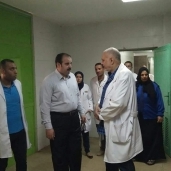 وكيل صحة الشرقية يتابع أعمال التطوير بمستشفى ههيا المركزي