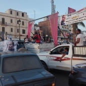 "كلنا معاك من أجل مصر" تنظم مسيرة تأييد للسيسي بأسوان